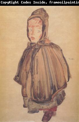 Egon Schiele Girl with Hood (mk12)